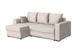 Угловой диван-кровать "Бостон" с функциональными подлокотниками СТАНДАРТ независимый пружинный блок (универсальный угол)