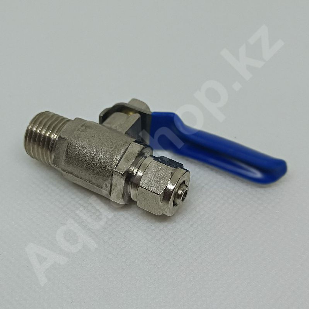 Вентиль шаровый BV-01, BV-2BC 1/4"(f) x 1/4"(НР) мет.