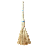 Веник СОРГО 3-х лучевой нить (высота 85 см, ширина 25 мм, 8 связок на ручке)