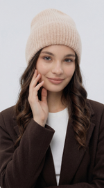 Шапка ШП225-08 бежевая