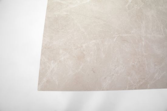 Стол Франк-М (дуб/нога светлый дуб с чёрной патиной/столешница керамика черный мрамор)