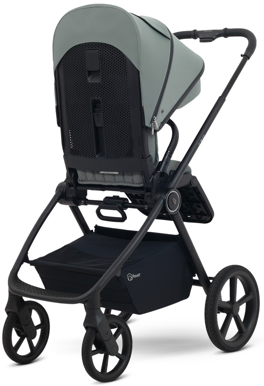 Детская коляска Rant Teo Soft 3 в 1 с автокреслом Evomax Black Olive