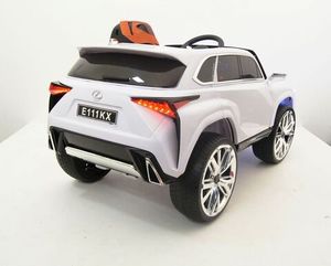 Детский электромобиль River Toys LEXUS E111KX белый