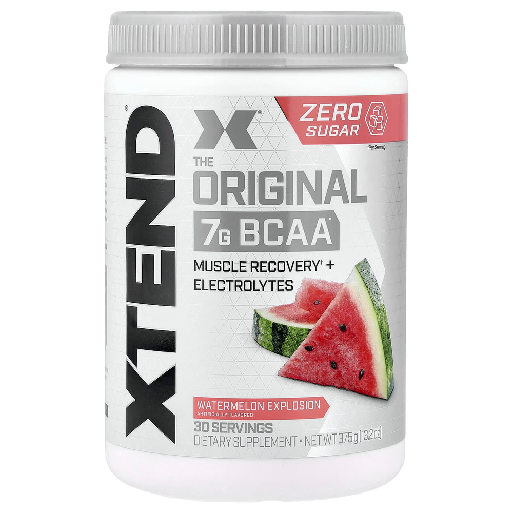 XTEND, 7 г аминокислот с разветвленной цепью (BCAA), со вкусом арбуза, 375 г (13,2 унции)