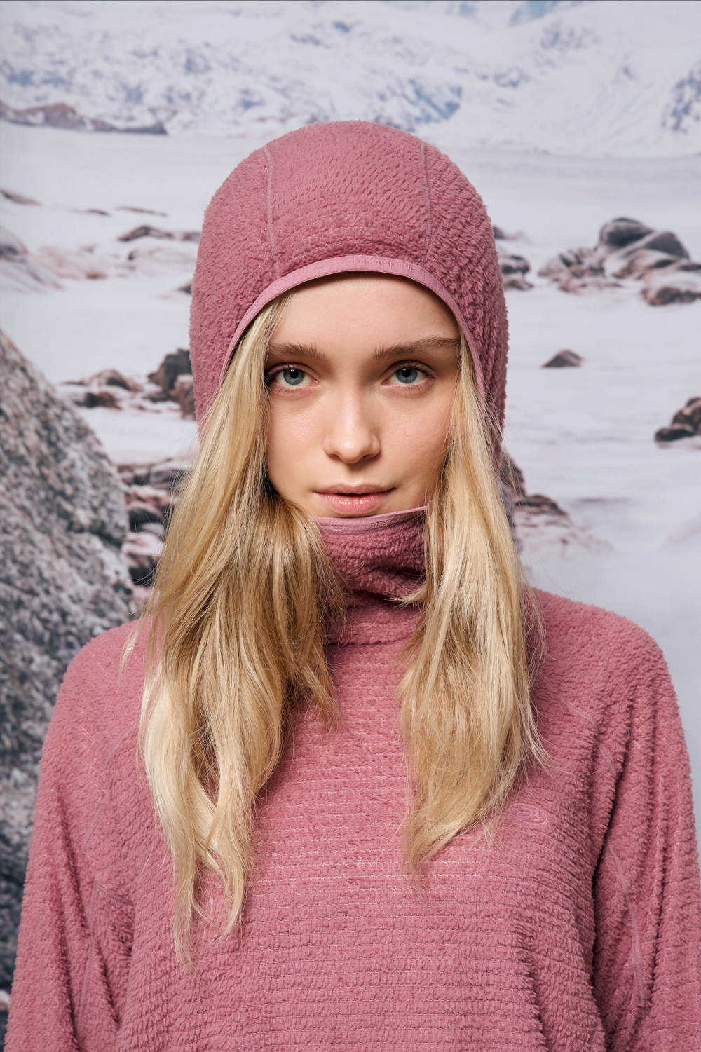 Худи Nothomme Blue Monte Lightweight Hooded Fleece Shirt "Salmon Pink"