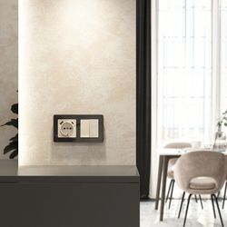 Розетка с заземлением и со шторками и 2хUSB, без рамки Werkel айвори акрил W1171743