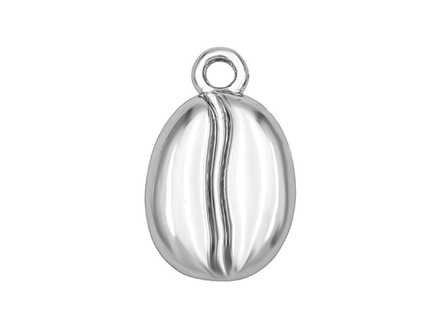 Подвеска "Зернышко кофе", 11мм