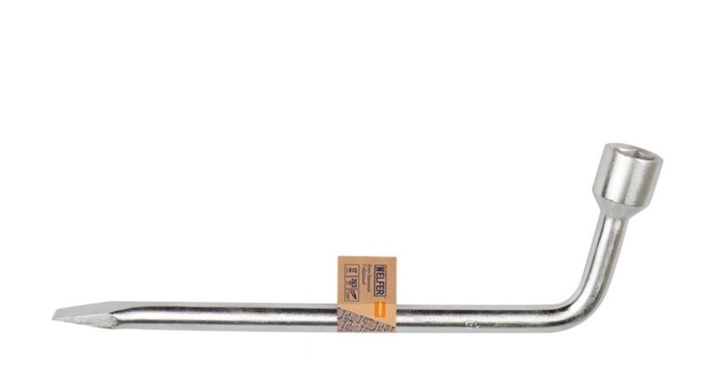 Ключ баллонный Г-образный № 17 363 мм кованый (с монтаж. лопат.) (Helfer)