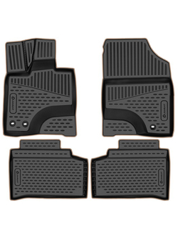 Коврики в салон для CHANGAN UNI-K (I) 2020-, 4 шт. (бежевый кант, полиуретан) KANT.ELEM3DA67032210K.BG