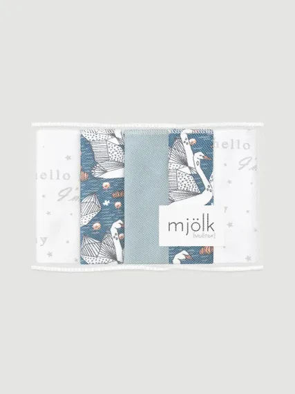 Нагрудник Mjolk текстиль 5 шт.
