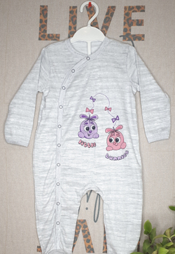 Комбинезон Little bunnies (серый)