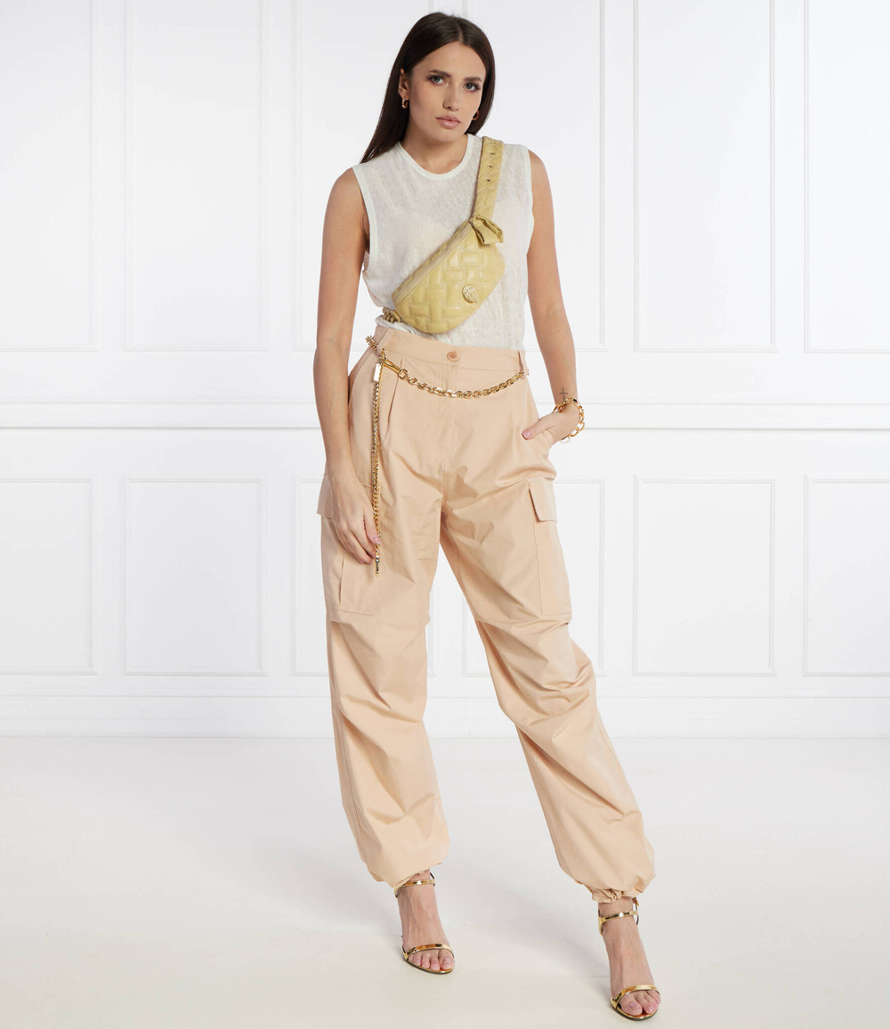 Льняный топ TARA Pinko - белый(103007 A1U9)