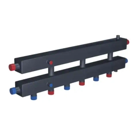 Распределительный коллектор 4 отопительных контура Rispa КМГ60-4ВН