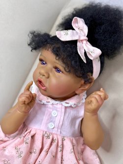 Кукла Реборн виниловая 55см в пакете (FA-214A)