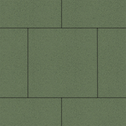 Тротуарная плитка КВАДРАТ 500х500 мм - Стандарт Зеленый В-30