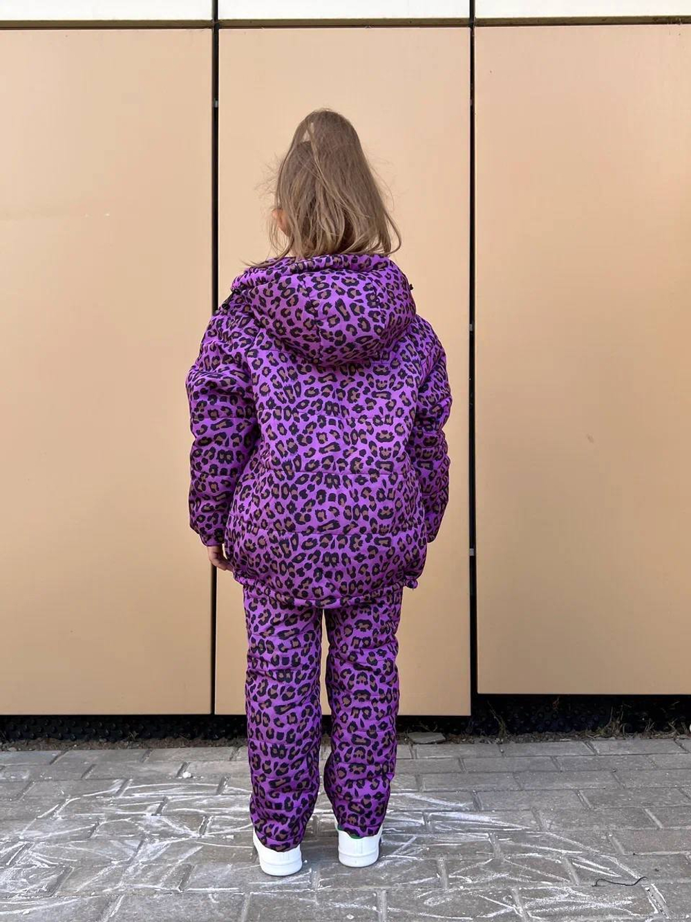 Костюм для девочек Buba Violet Leopard