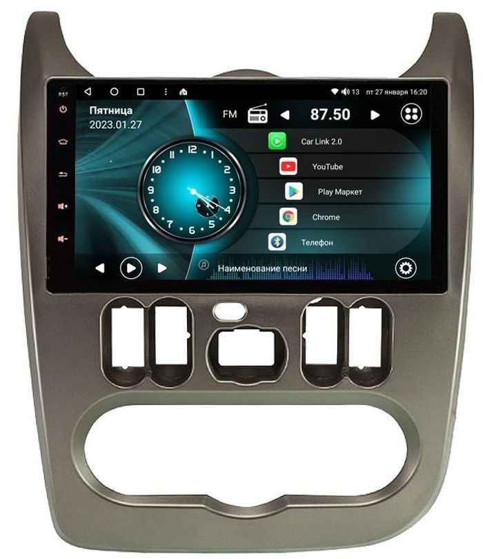 Магнитола для Renault Sandero 2010-2014 - Vaycar VA63-0753 на Android 13, 4G SIM-слот