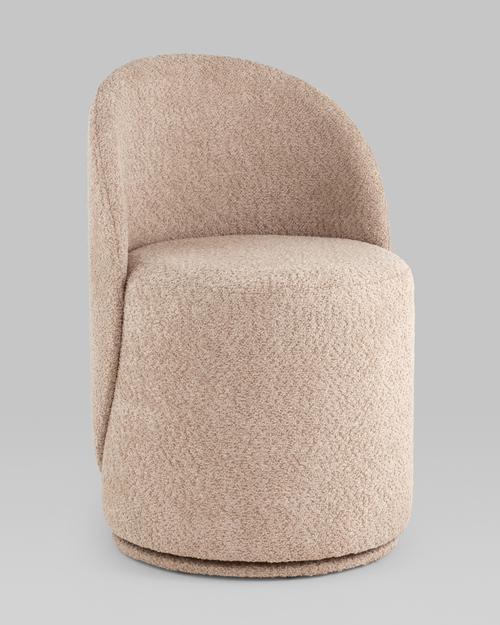 Пуф Loreen вращающийся букле капучино