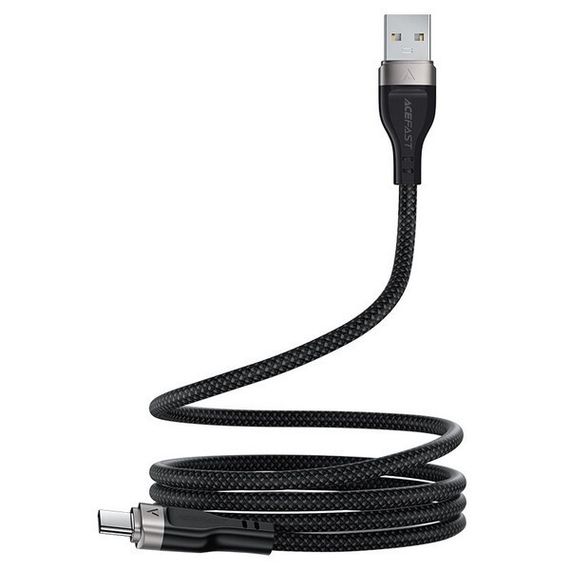Кабель AceFast C11-04 USB-A - USB-C Magnetic Charging Data Cable 1.2 м (AF-C11-04-BK) Black