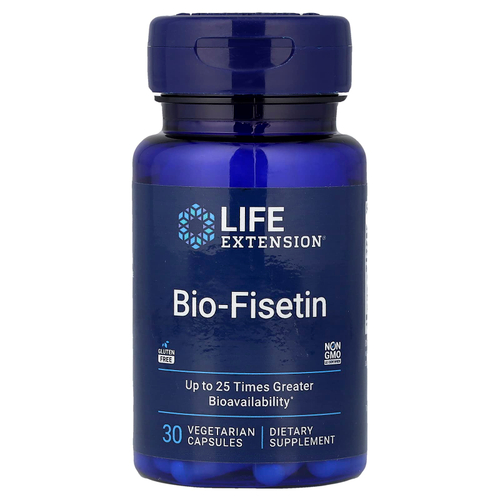 Life Extension, биофизетин, 30 вегетарианских капсул