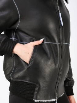 Дубленка зимняя двухсторонняя шуба укороченная