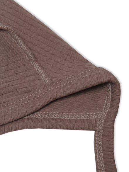 Чепчик Швы наружу Рубчик Тауп Грей RinaAmari