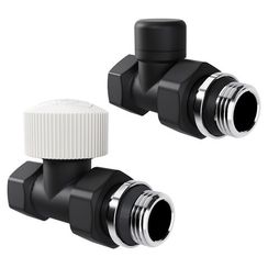Набор термостатический прямой Royal Thermo Design 1/2quot;М30х1,5 (Черный)