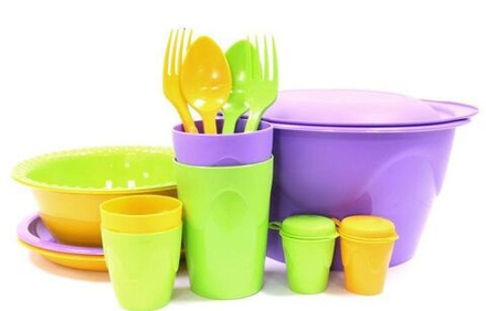 Набор для пикника Следопыт Tete-a-Tete пластик на 2 персоны,сумка