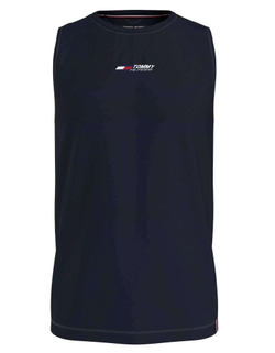 Мужская теннисная футболка Tommy Hilfiger Essentials Training Tank Top - desert sky
