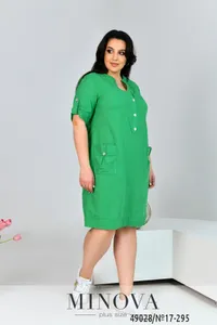 Платье 17-295-зеленый Minova