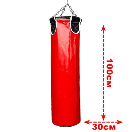 Боксерский мешок, пустой без наполнителя, пвх, 100*30