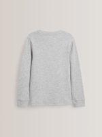 Лонгслив с термо-эффектом для мальчика Next 318-172, 2 шт., Белый, Серый