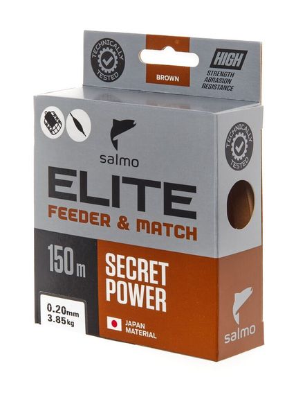 Леска монофильная Salmo Elite FEEDER &amp; MATCH 150 м, 0,20 мм
