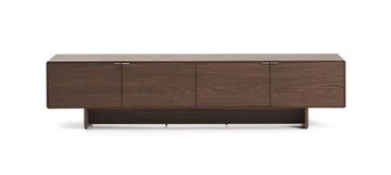 Тумба под ТВ Norlen с 4 дверцами из шпона ореха 200 x 46 см цвет орех