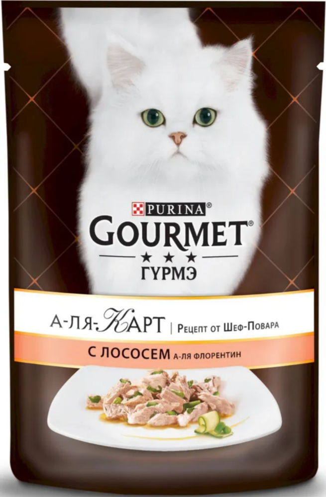 Гурмэ А-ля Карт с Лососем 85гр.*24шт.