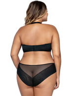 Бюстгальтер-балконет с гладкими чашками без отделки (Размер: 95E) (Цвет: телесный)