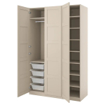 Гардероб - PAX / BERGSBO IKEA/ПАКС/  БЕРГСБО  ИКЕА,  237х150 см, бежевый