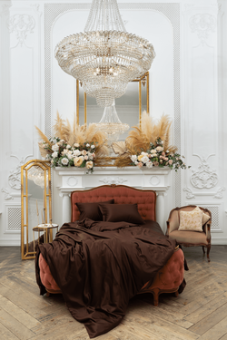 Пододеяльник 200х220 German Grass Silk Bliss Chocolate Pie