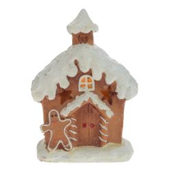 GAEM Фигурка декоративная с подсветкой "Домик"(LR44x2), L11 W6 H15,5 см