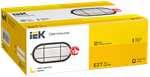 Светильник НПП1202 белый/овал с реш. 100Вт IP54 IEK