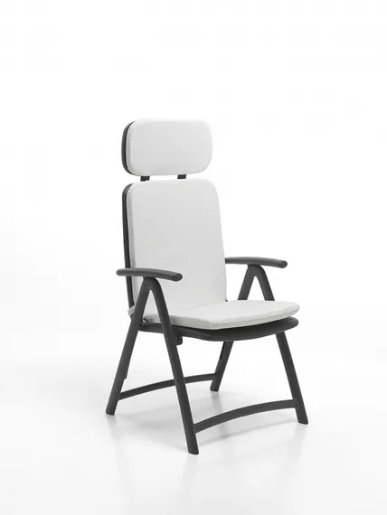 Стул пластиковый складной Acquamarina, антрацит
