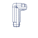 Штуцер FRMC90 JIC 1.1/16 BSP 3/4 удлин.