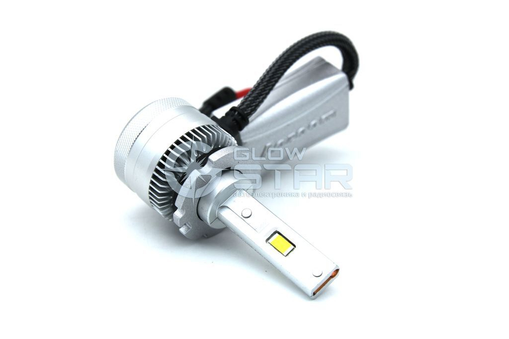 Светодиодные лампы D2H Aozoom ALH-08 в штатную линзу с кулером, 12V, 35W, 6000K (комплект, 2шт)