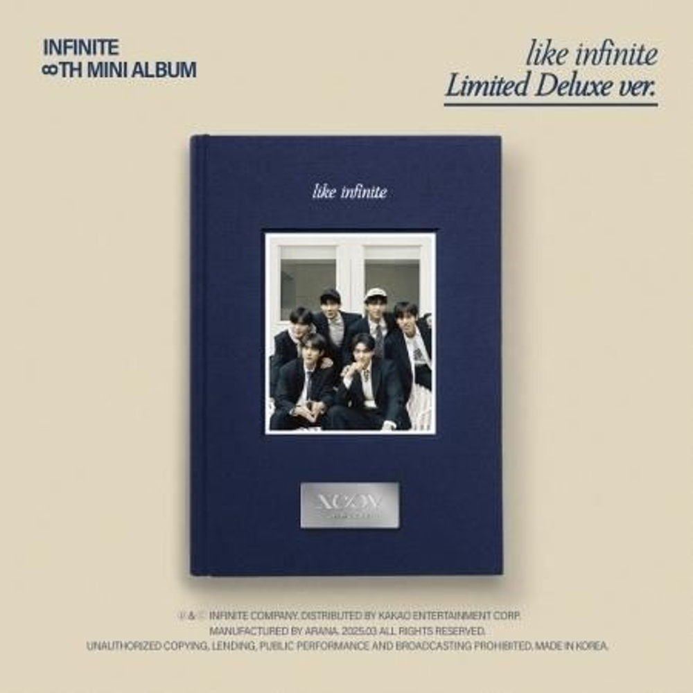 Альбом INFINITE - LIKE INFINITE 8th Mini Album LIMITED DELUXE Version