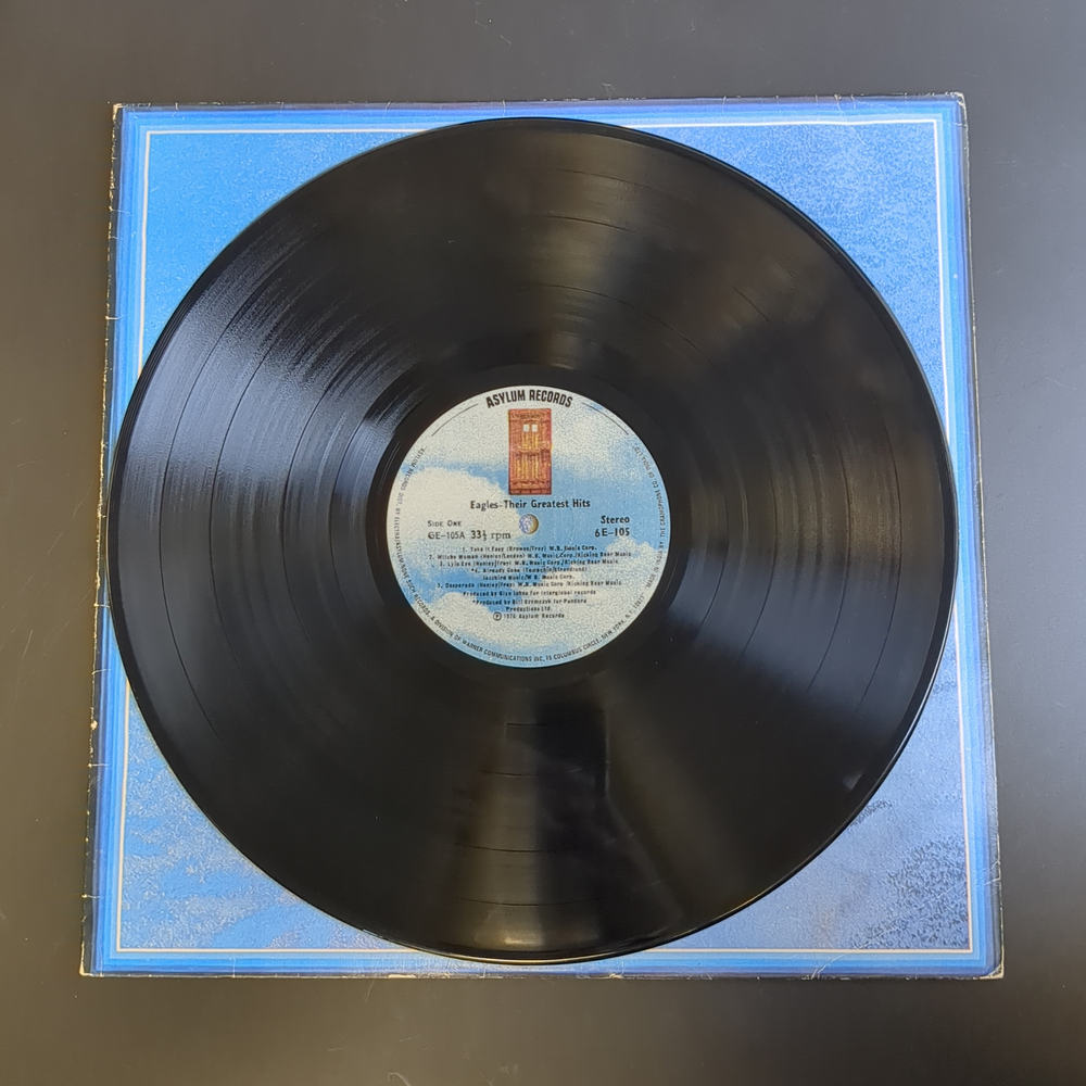LP The Eagles - Their Greatest Hits. Виниловая пластинка 12 дюймов.