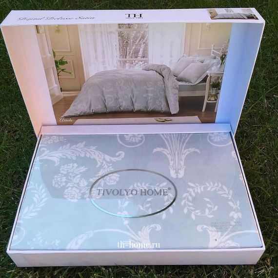 Постельное белье  ARREDO бирюзовый deluxe TIVOLYO HOME Турция