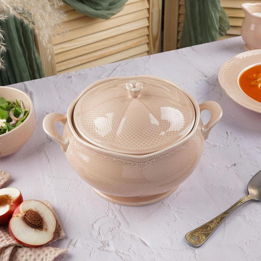 Супница 2,2 л d 22 см h12,5 см Aristocrat Peach Tea Noble [1]