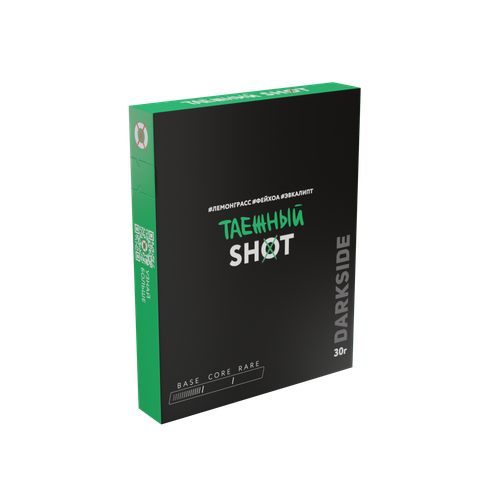 М. Табак для кальяна Dark Side Shot Таежный трип (Лемонграсс, фейхоа, эвкалипт) 30гр