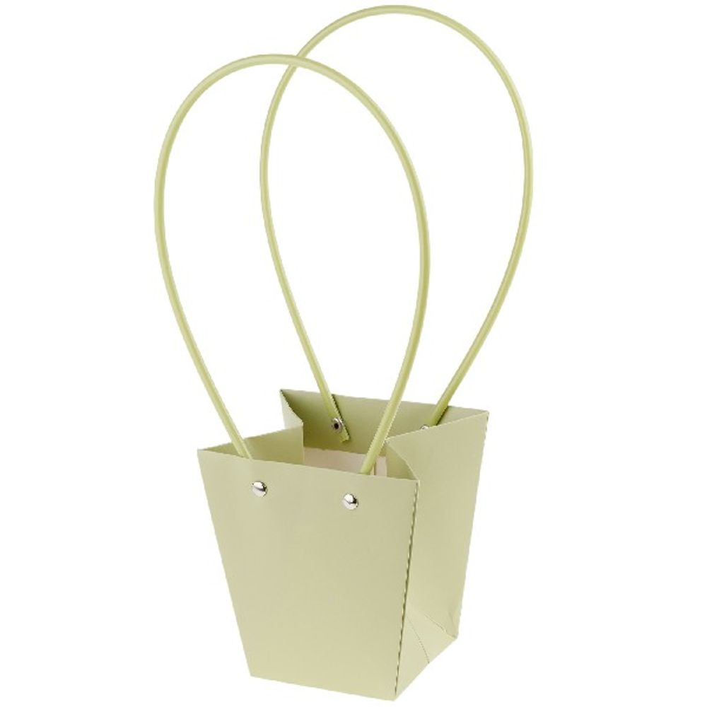 Пакет Мастхэв M конус 12*12*8 ФИСТАШКА