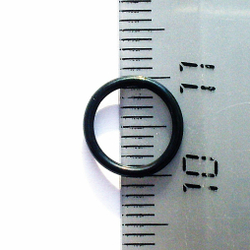 Кольцо сегментное 8 мм, толщина 1,2 мм для пирсинга . Сталь 316, титановое анодирование. 1 шт
